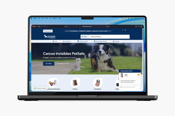 Tienda online de Boxer Security diseñada por Optium