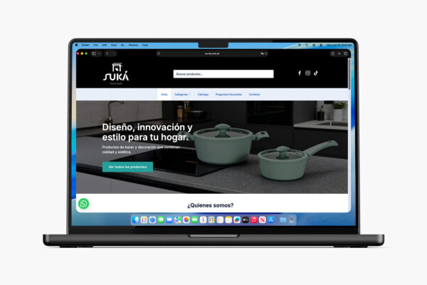 Sitio de Suka diseñado por Optium
